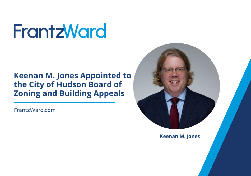 Keenan M. Jones Appointed to City of Hudson Board of Zoning and Building Appeals
